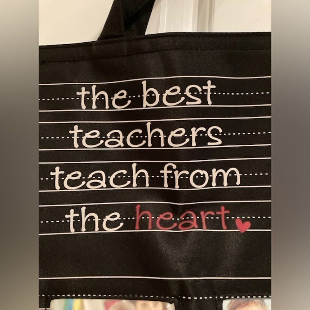 NEW Teacher Appreciation Tote Bag Versatile Waterproof with Printed Text - Picture 2 of 12